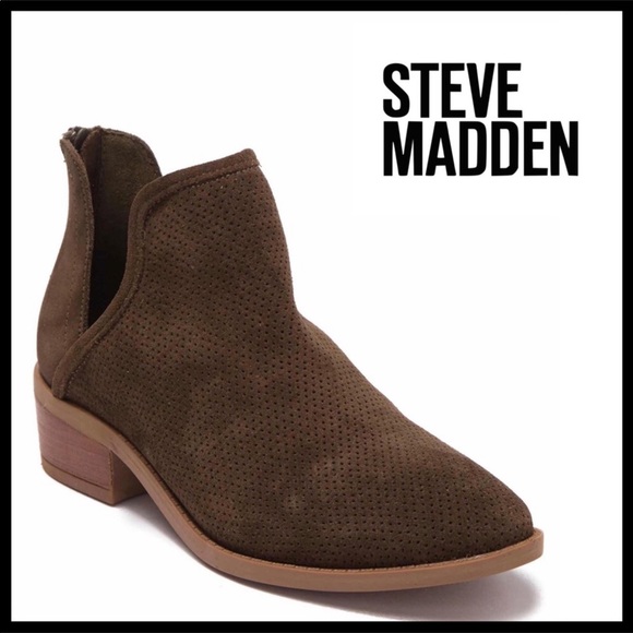 Steve Madden Shoes - STEVE MADDEN ANKLE BOOTIES BLOCK HEEL BOOTS A3C